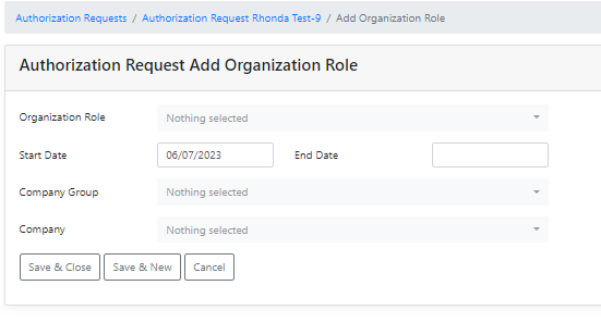 authorization request add organization role