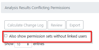 conflicts no linked users