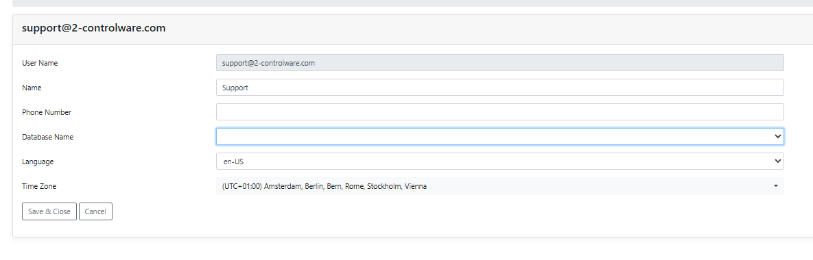 database connection selection