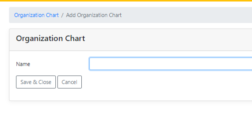 new organization chart