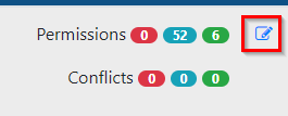 pencil icon permissions analyse