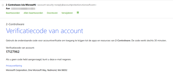 verificatiecode IAM (06012026)